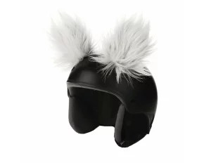 Accesoriu casca schi / snowboard Brizza Fuzzy, alb