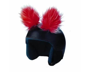 Accesoriu casca schi / snowboard Brizza Fuzzy, rosu