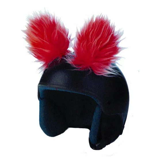 Accesoriu casca schi / snowboard Brizza Fuzzy, rosu