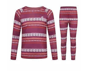 Set functional bluza si pantaloni termici pentru copii, Dare2B Amaze, rosu