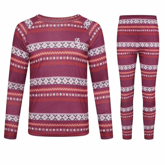 Set functional bluza si pantaloni termici pentru copii, Dare2B Amaze, rosu