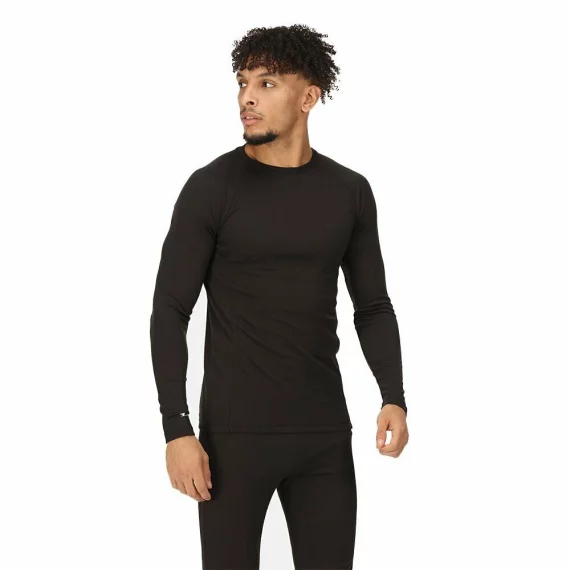 Set echipament sport functional Regatta Bampton, bluza si pantaloni termici pentru barbati
