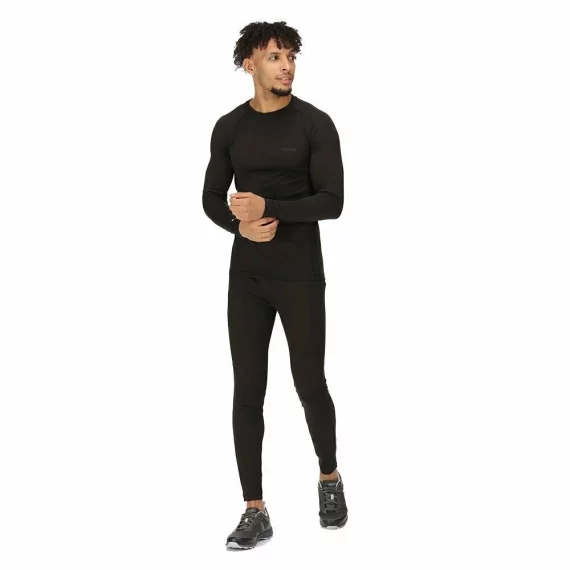 Set echipament sport functional Regatta Bampton, bluza si pantaloni termici pentru barbati