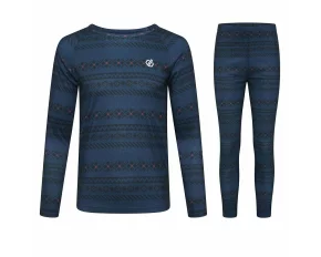 Set functional bluza si pantaloni termici pentru copii, Dare2B Amaze, albastru