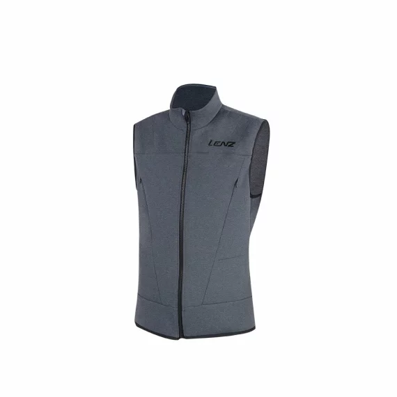 Vesta incalzita unisex Lenz HEAT VEST 2.0 si acumulatori LITHIUM PACK RCB 1800, culoare gri