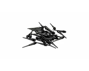 Varfuri de schimb pentru sageti darts 24 buc, negru