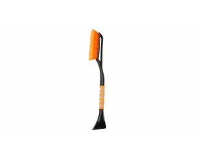 Racleta pliabila cu perie pentru masina Ice Care, portocaliu