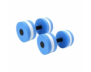 Set 2 gantere din spuma pentru aquagym sau aqyafitness, Merco Aquagym, albastru