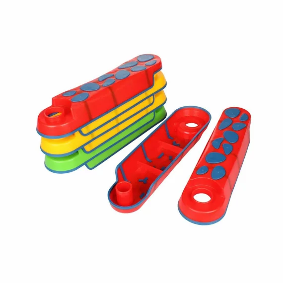 Set 8 piese pentru antrenare coordonare si echilibru, Merco Twirl Walk, multicolor