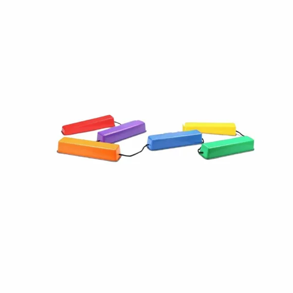 Set 6 piese pentru antrenare coordonare si echilibru, Merco Walking Stairs, multicolor