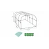 Tunel de crestere plante, tip sera, Plant Shed 8B 200 x 80 x 80 cm