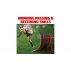 Perete curbat ricoseu pentru antrenament fotbal, tip pasator 100 x 80 x 75 cm