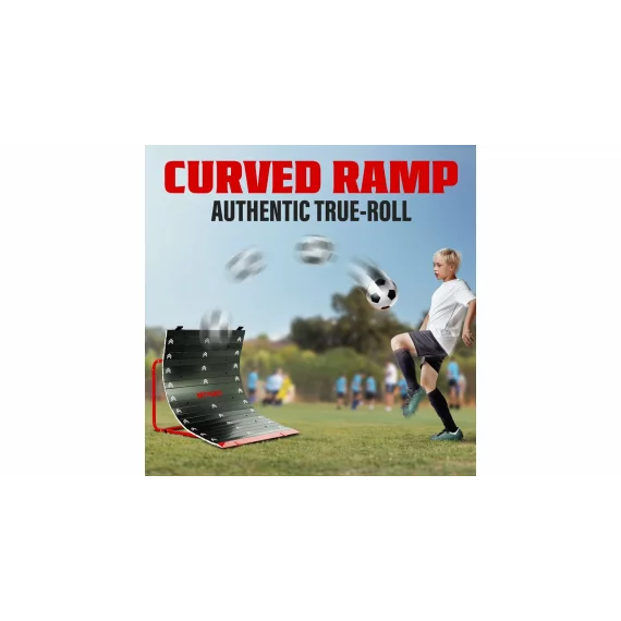 Perete curbat ricoseu pentru antrenament fotbal, tip pasator 100 x 80 x 75 cm