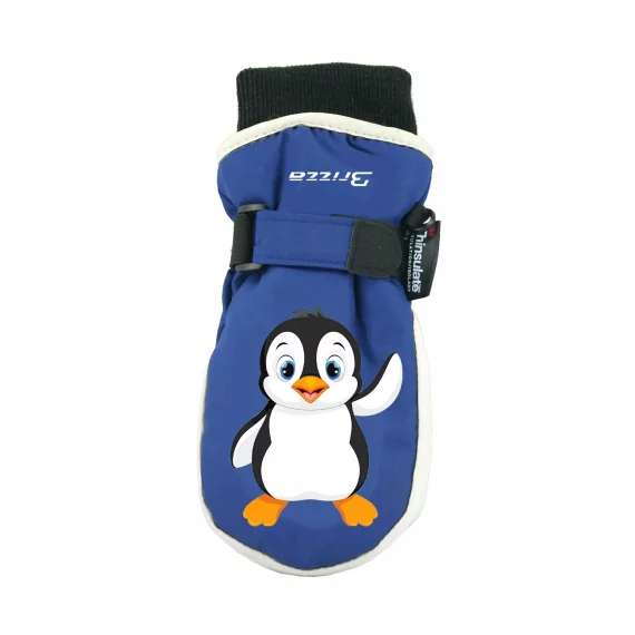 Manusi cu un deget pentru copii, Brizza Baby, culoare albastru