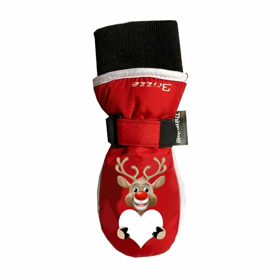 Manusi cu un deget pentru copii, Brizza Baby, culoare rosu