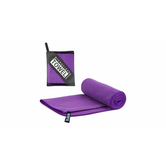 Prosop Merco Microfibre cu uscare rapida 50 x 120 cm, violet