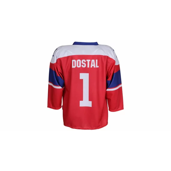 Tricou de hochei replica CZ 2024, rosu