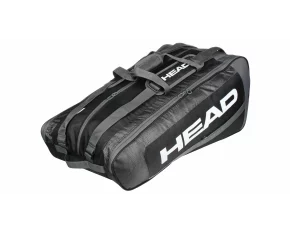 Geanta tenis Core 9R Supercombi 2021, negru-alb