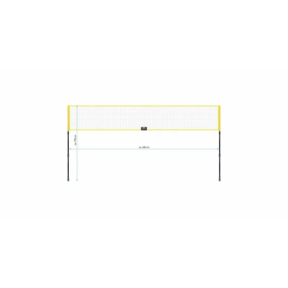 Set complet de badminton pentru 4 jucatori