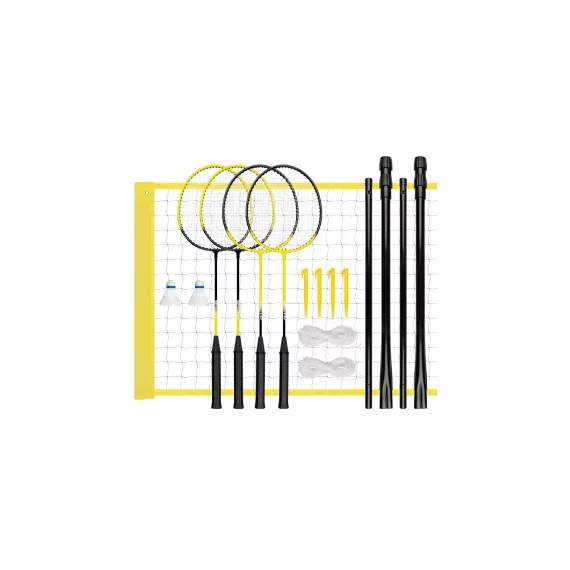 Set complet de badminton pentru 4 jucatori