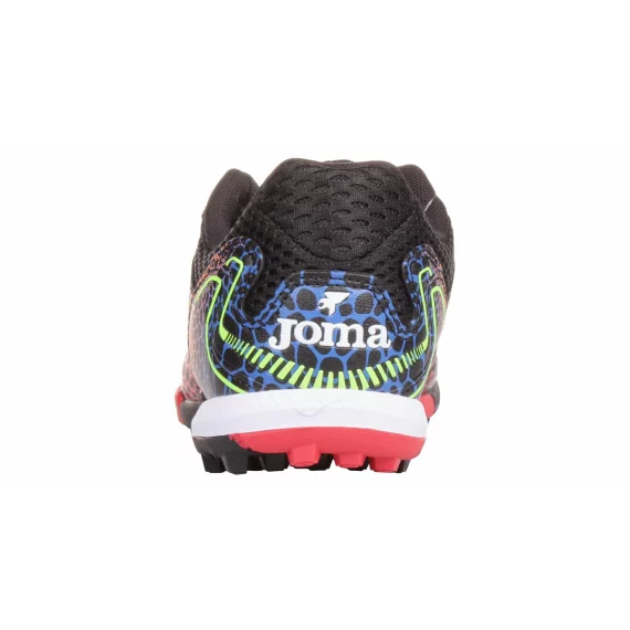 Ghete fotbal pentru teren sintetic, Joma Maxima 2431 Turf, negru-rosu