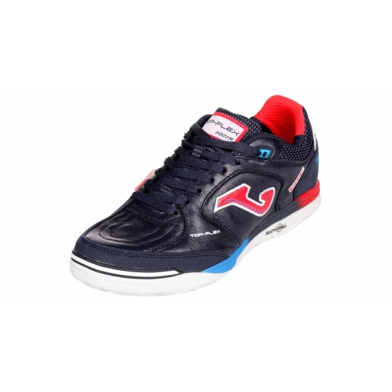 Pantofi fotbal de interior Joma Top Flex Rebound 2403, albastru inchis-rosu