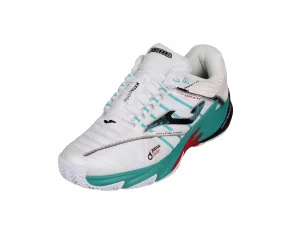 Incaltaminte tenis pentru barbati Joma Open Men 2402, alb-turcoaz