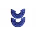 Set huse textile pentru lamele patinelor, marime adult, albastru