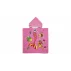 Prosop poncho cu gluga pentru copii, model sirena, 60 x 60 cm