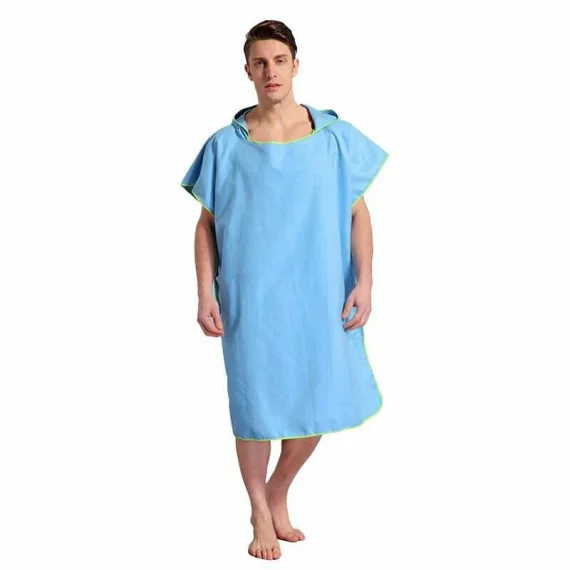 Prosop poncho Merco Surf, albastru deschis