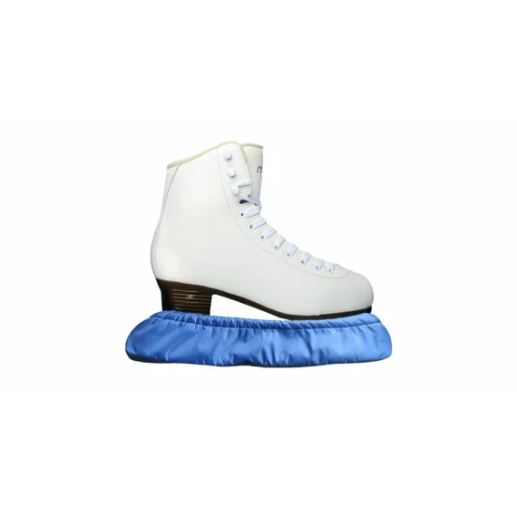 Set huse textile pentru lamele patinelor, marime junior, albastru