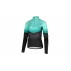 Bluza dama pentru ciclism Gaia 2.0, negru-verde menta