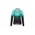 Bluza dama pentru ciclism Gaia 2.0, negru-verde menta