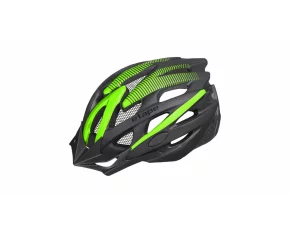 Casca de bicicleta Twister negru-verde