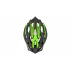 Casca de bicicleta Twister negru-verde