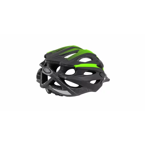 Casca de bicicleta Twister negru-verde