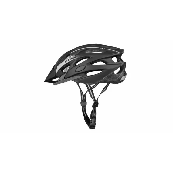 Casca de bicicleta Twister negru-alb