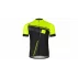 Tricou barbati pentru ciclism Cube, negru-galben neon
