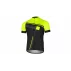 Tricou barbati pentru ciclism Cube, negru-galben neon