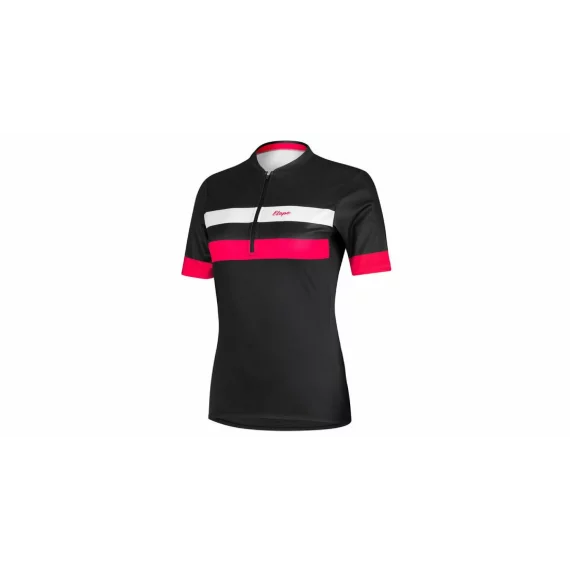 Tricou dama pentru ciclism Clara 2.0, negru-roz