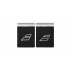 Mansete Babolat Terry Jumbo Wristband 2025, negru-alb