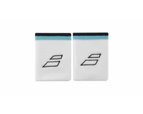 Mansete Babolat Terry Jumbo Wristband 2025, alb-albastru