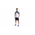 Set tricou si short fotbal pentru barbati Joma Danubio III, alb-albstru inchis