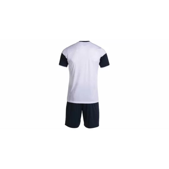 Set tricou si short fotbal pentru barbati Joma Danubio III, alb-albstru inchis