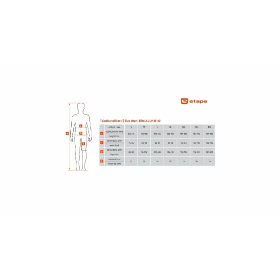 Pantaloni barbati pentru ciclism Etape Elite 2.0