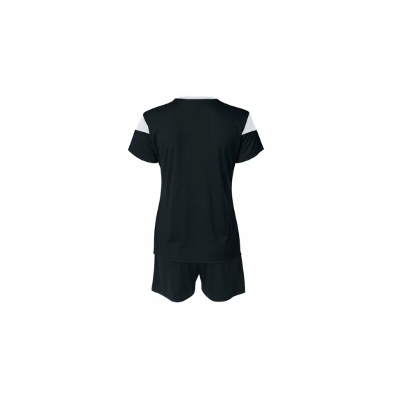 Set tricou si short fotbal pentru femei Joma Phoenix, negru