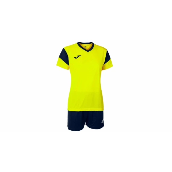 Set tricou si short fotbal pentru femei Joma Phoenix, galben
