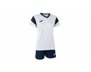 Set tricou si short fotbal pentru femei Joma Phoenix, alb