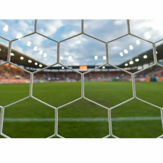 Set 2 plase poarta fotbal, 7.32 x 2.44 m, Ribola EUROESAGONO, adancime 1/1.5m