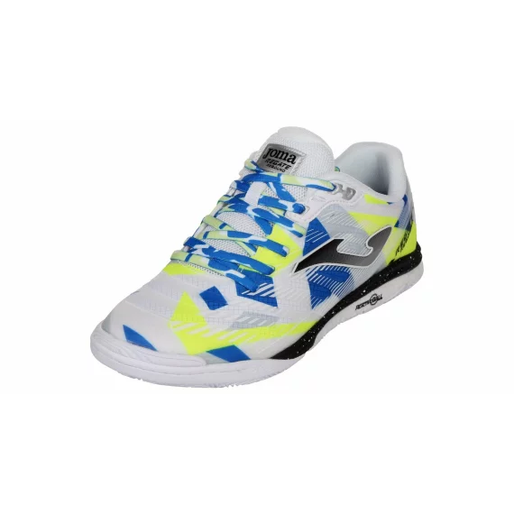 Pantofi futsal Joma Top Flex Rebound 2401, negru-verde